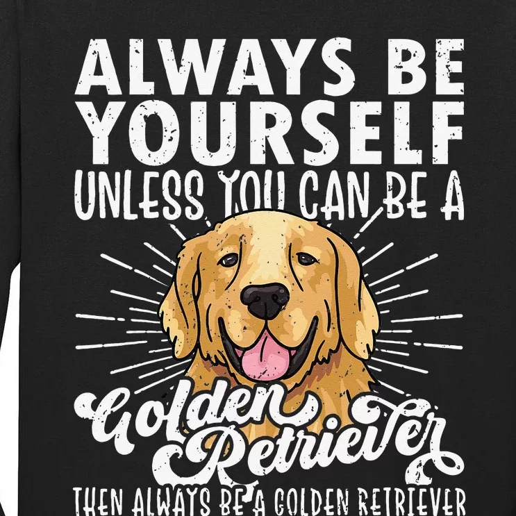 Golden Retriever Dog Lover Tee, Golden Retriever Tall Long Sleeve T-Shirt