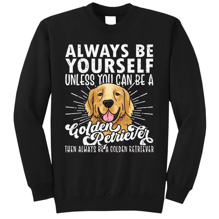 Golden Retriever Dog Lover Tee, Golden Retriever Tall Sweatshirt