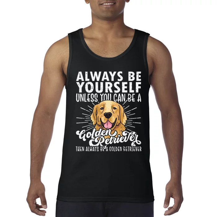 Golden Retriever Dog Lover Tee, Golden Retriever Tank Top