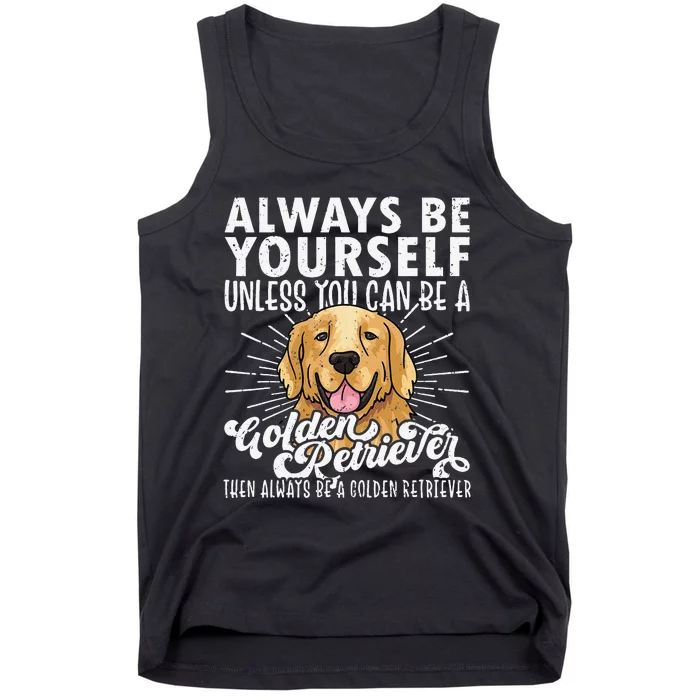 Golden Retriever Dog Lover Tee, Golden Retriever Tank Top