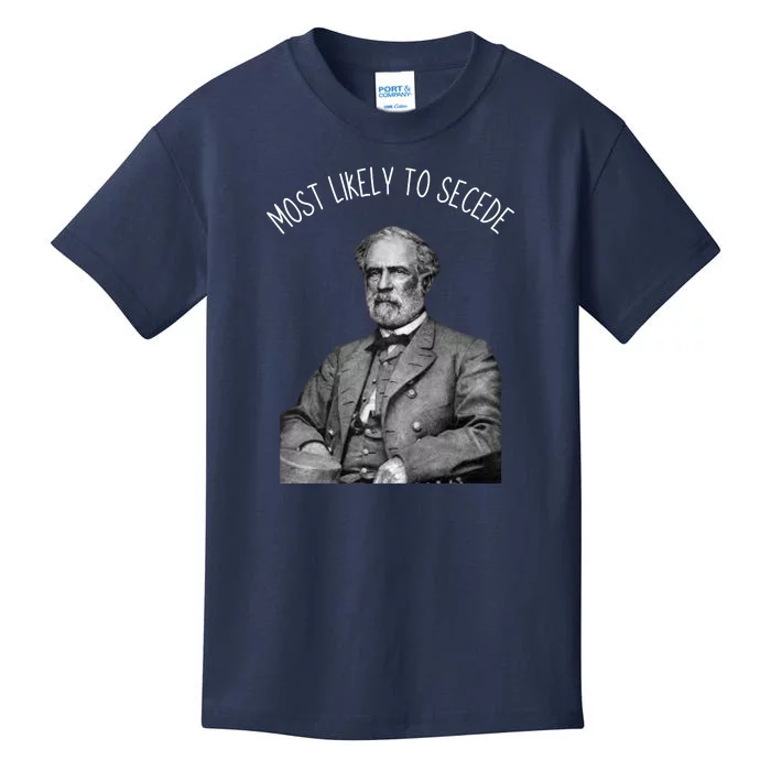 General Robert E. Lee Most Likely To Secede Kids T-Shirt