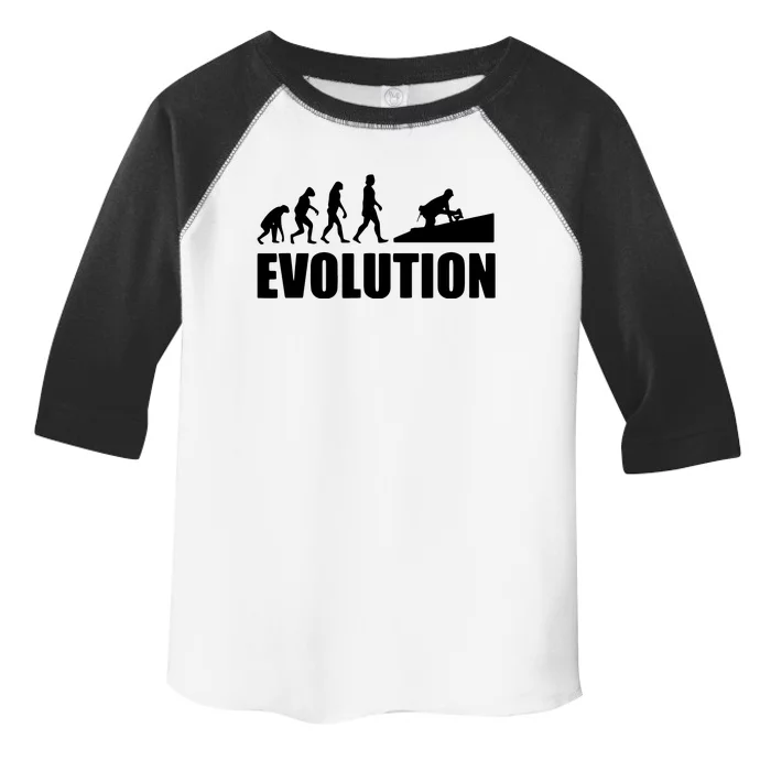 Great Roofer Evolution Design Roofing Craft Roofer Toddler Fine Jersey T-Shirt