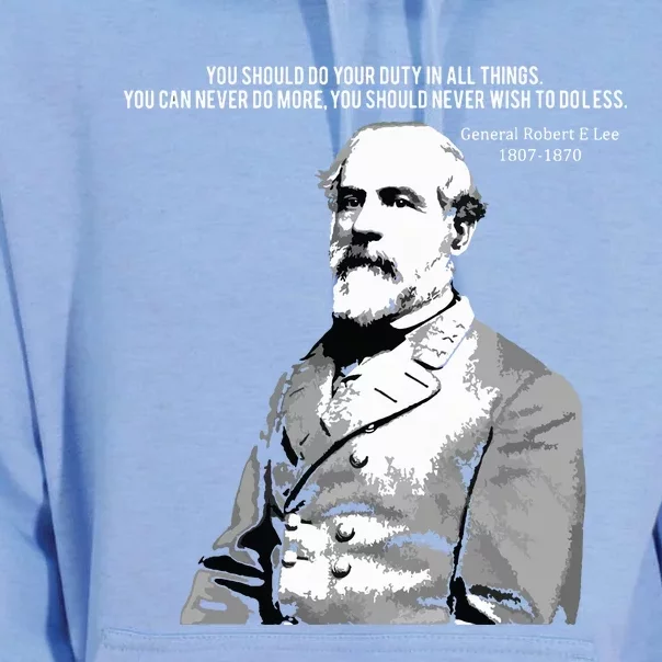 General Robert E Lee Quote Unisex Surf Hoodie