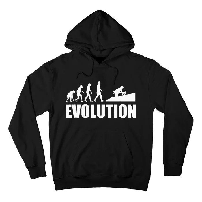 Great Roofer Evolution Design Roofing Craft Roofer Hoodie