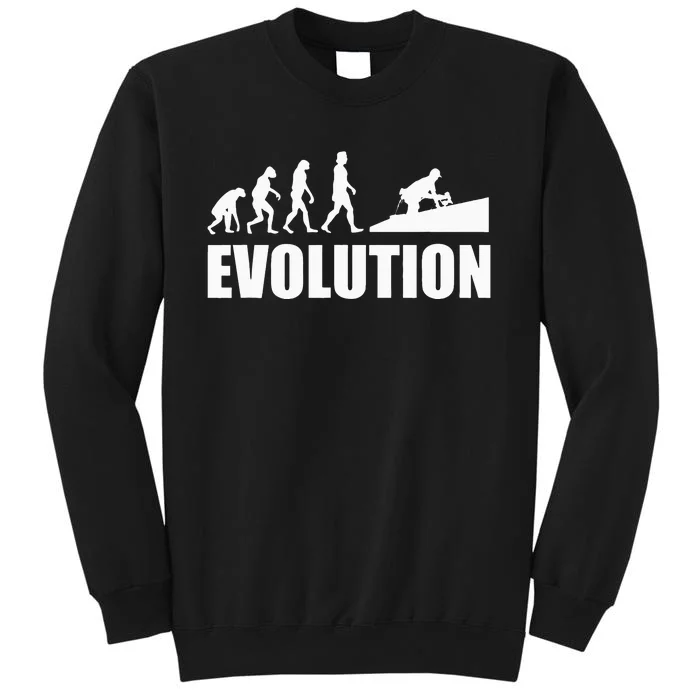 Great Roofer Evolution Design Roofing Craft Roofer Tall Sweatshirt