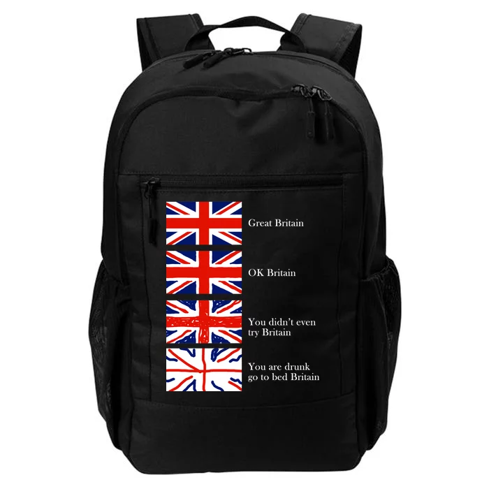 Great Britain OK Britain Funny Sarcastic Daily Commute Backpack