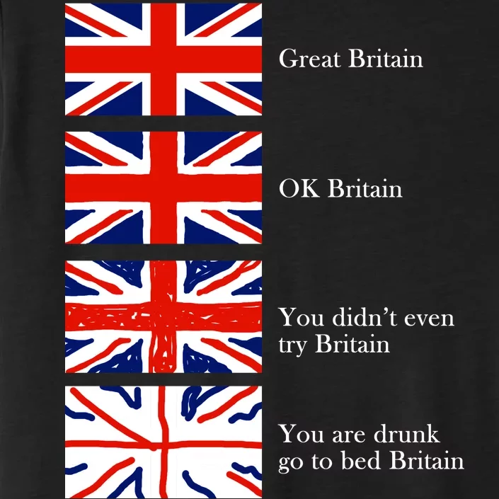 Great Britain OK Britain Funny Sarcastic ChromaSoft Performance T-Shirt