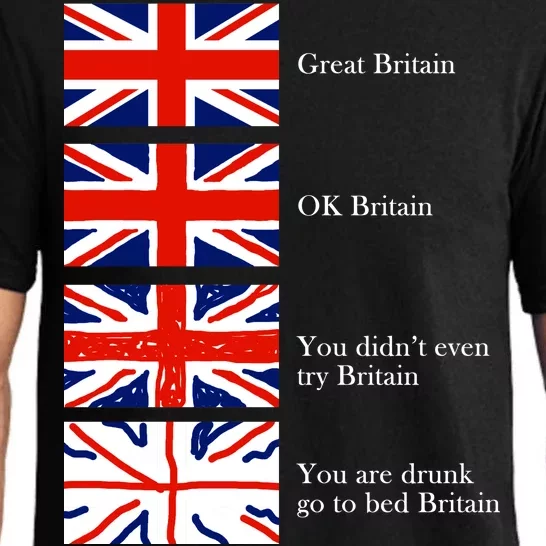 Great Britain OK Britain Funny Sarcastic Pajama Set