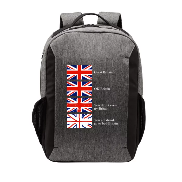 Great Britain OK Britain Funny Sarcastic Vector Backpack