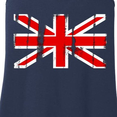 Great Britain Vintage British Union Flag Ladies Essential Tank
