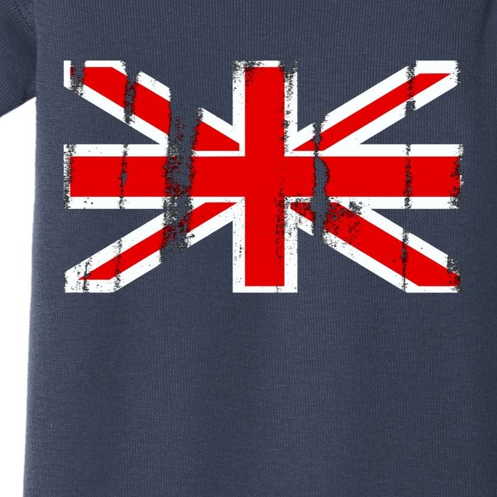 Great Britain Vintage British Union Flag Baby Bodysuit