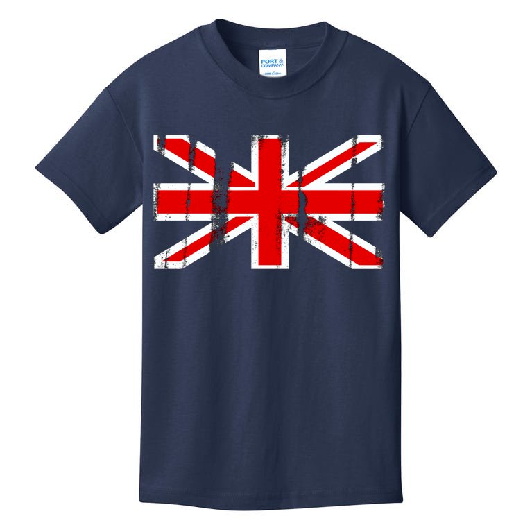 Great Britain Vintage British Union Flag Kids T-Shirt