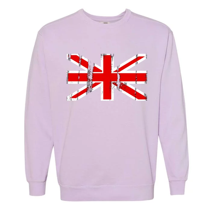 Great Britain Vintage British Union Flag Garment-Dyed Sweatshirt