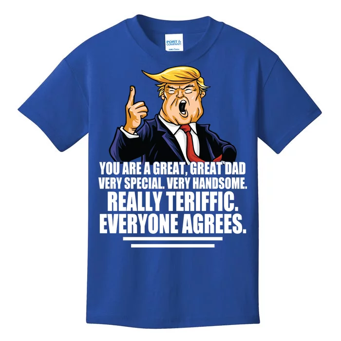 Great Dad! Everyone Agrees Trump Funny Father Kids T-Shirt