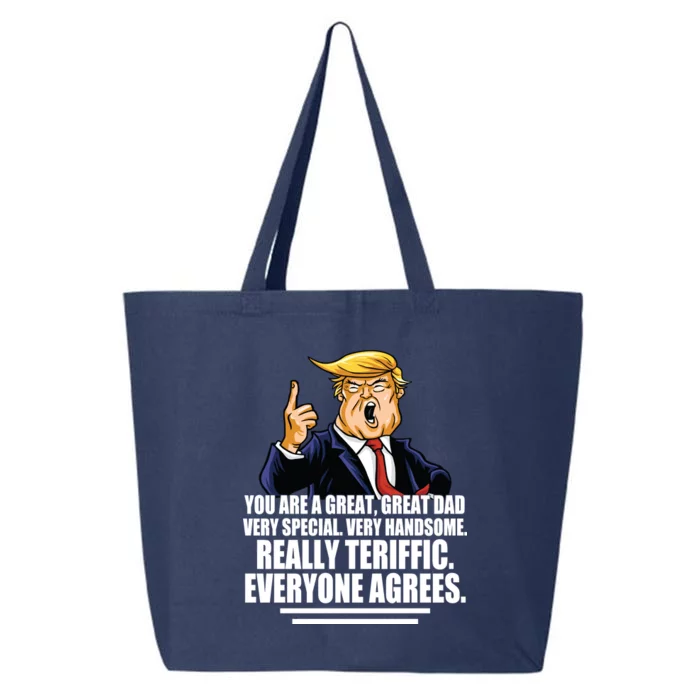 Great Dad! Everyone Agrees Trump Funny Father 25L Jumbo Tote