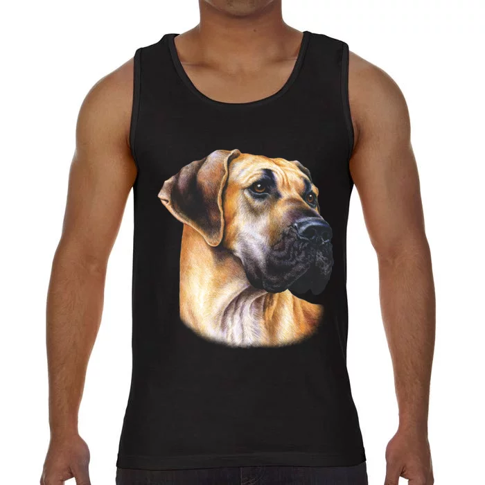 Great Dane Face Comfort Colors® Tank Top