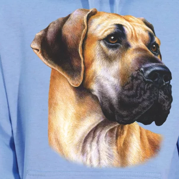 Great Dane Face Unisex Surf Hoodie