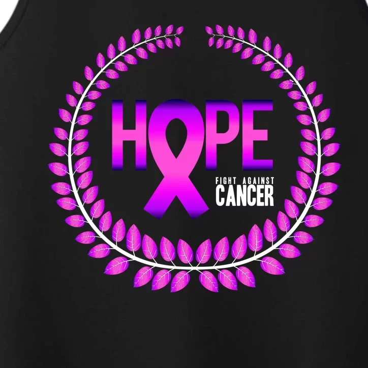 Great Seal Of Hope Breast Cancer Ribbon Performance Tank