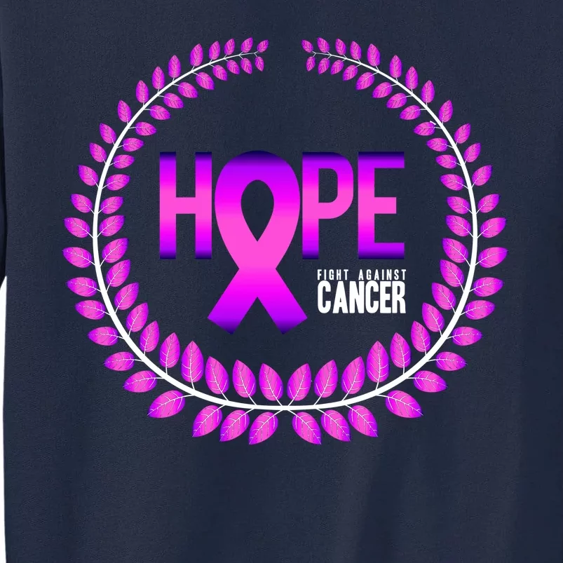 Great Seal Of Hope Breast Cancer Ribbon Tall Sweatshirt