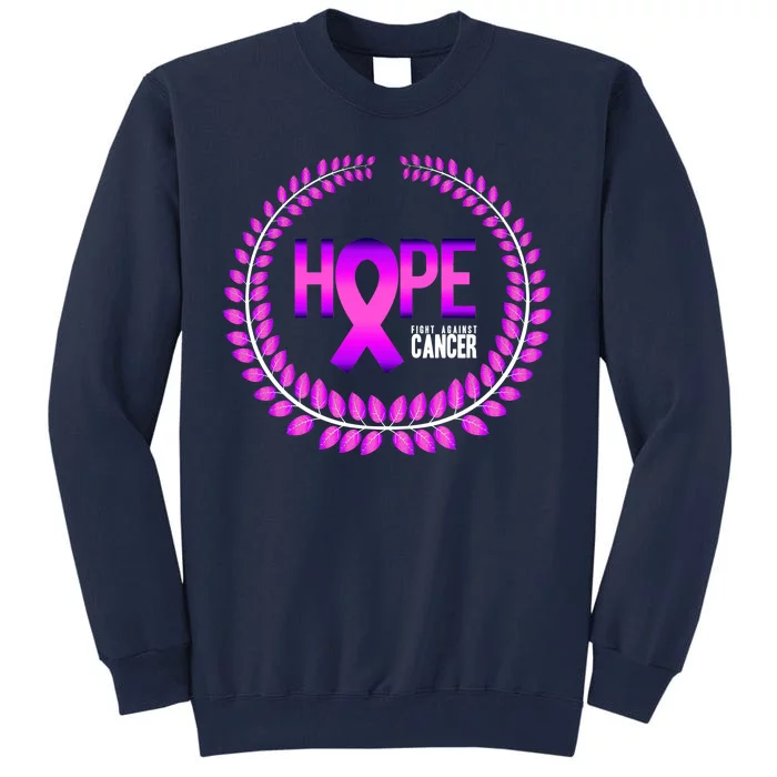 Great Seal Of Hope Breast Cancer Ribbon Tall Sweatshirt