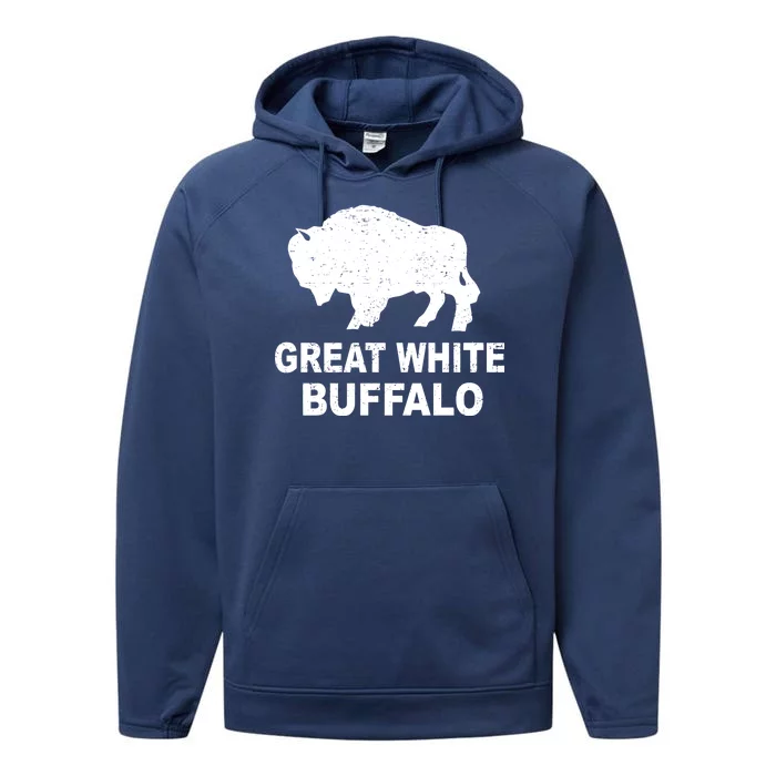 Great White Buffalo Performance Fleece Hoodie