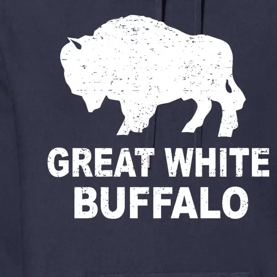 Great White Buffalo Premium Hoodie