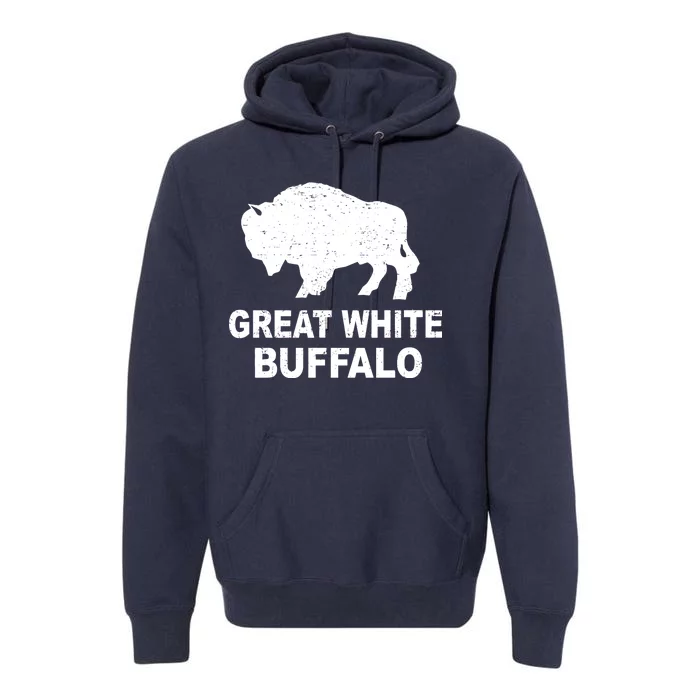 Great White Buffalo Premium Hoodie