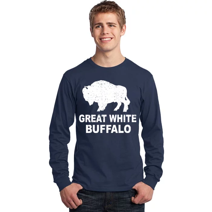 Great White Buffalo Tall Long Sleeve T-Shirt