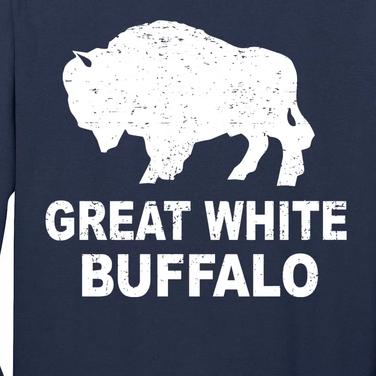 Great White Buffalo Tall Long Sleeve T-Shirt