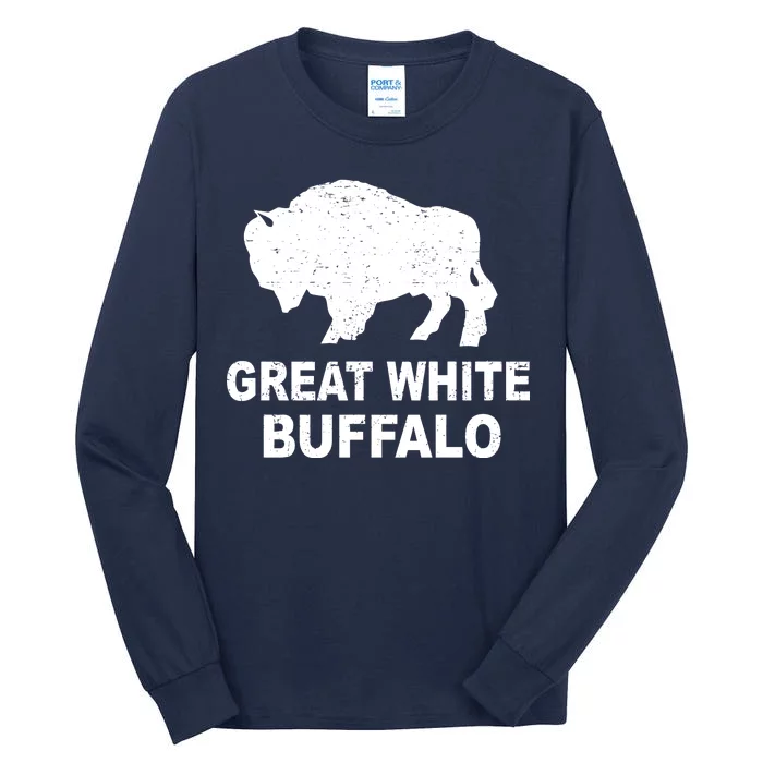 Great White Buffalo Tall Long Sleeve T-Shirt