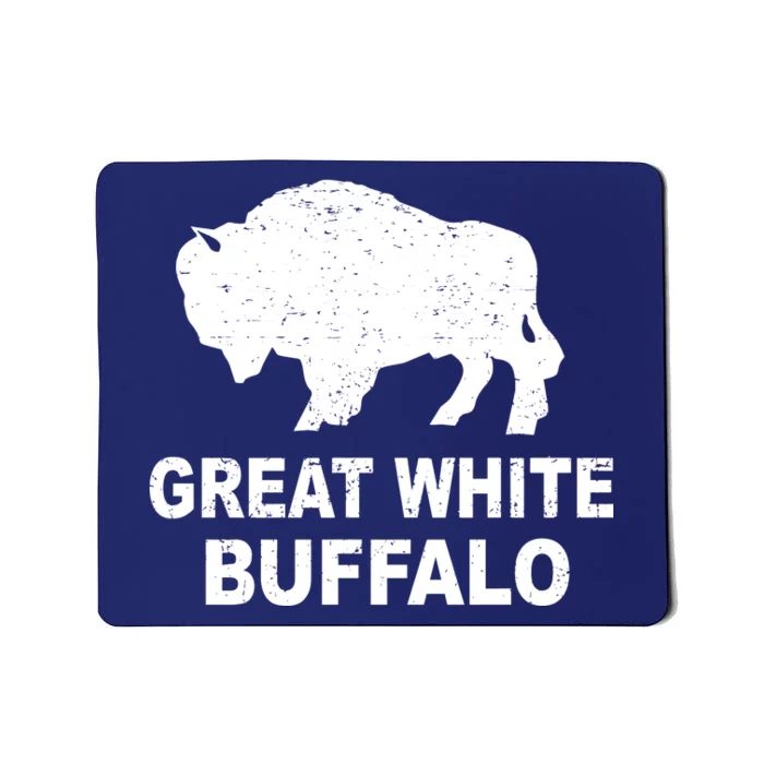 Great White Buffalo Mousepad