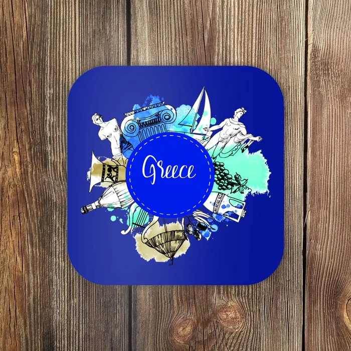 Greece Coaster