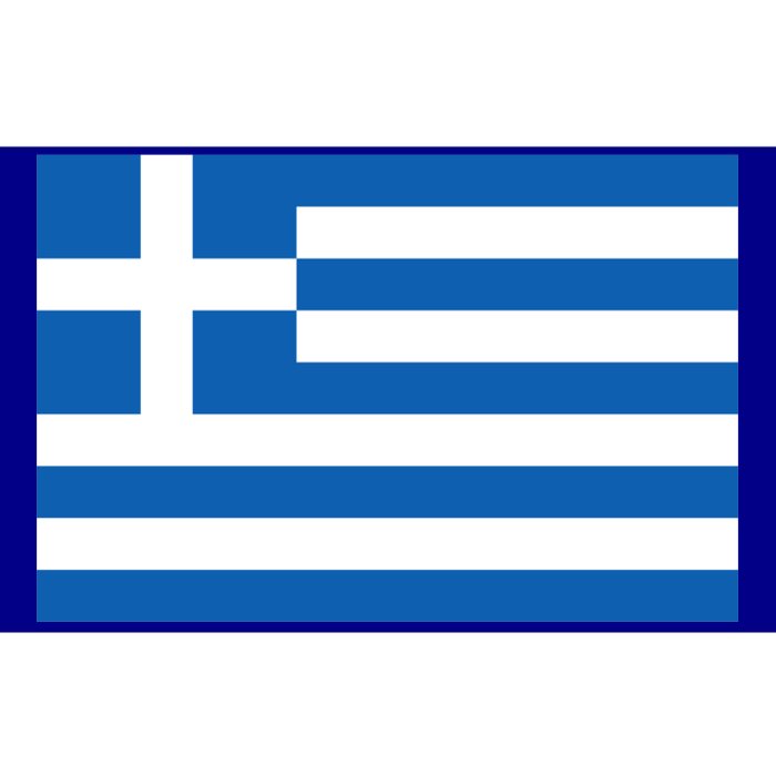 Greece Flag Bumper Sticker