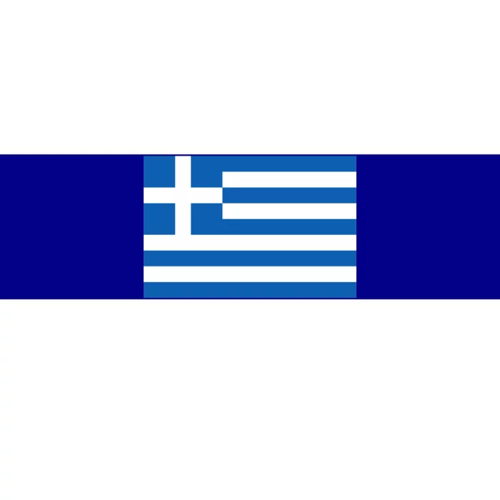 Greece Flag Bumper Sticker