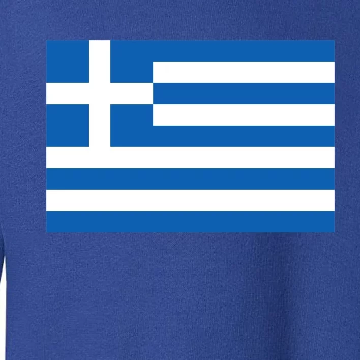 Greece Flag Toddler Sweatshirt