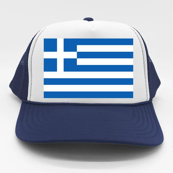 Greece Flag Trucker Hat