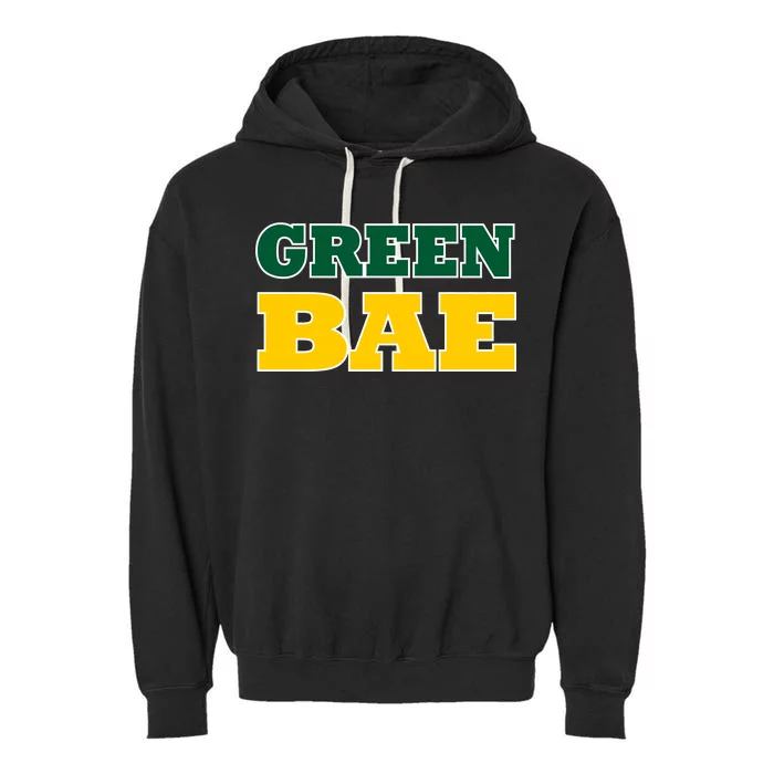 Green Bae Green Bay, Wisconsin Garment-Dyed Fleece Hoodie