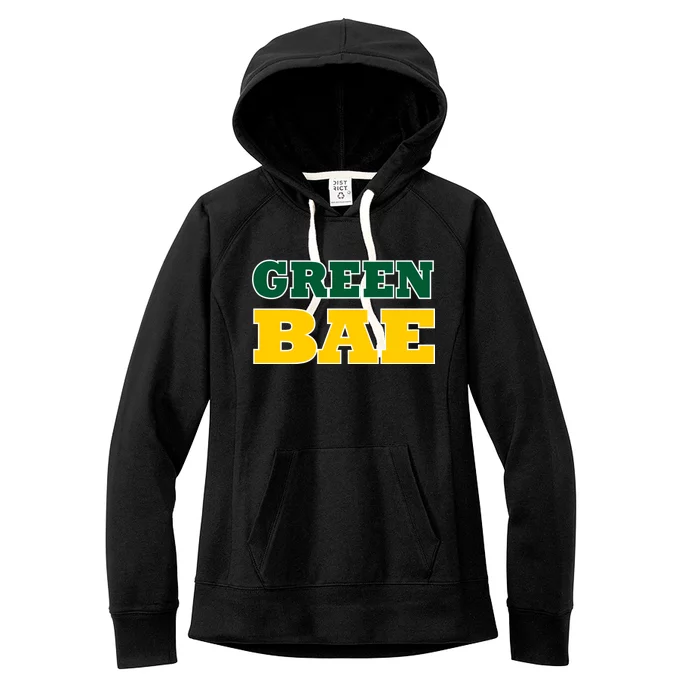 Green Bae Green Bay, Wisconsin Women's Fleece Hoodie