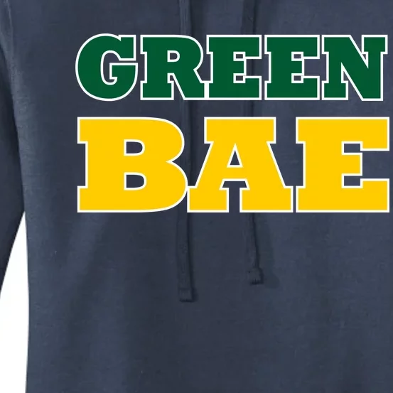 Green Bae Green Bay, Wisconsin Women's Pullover Hoodie