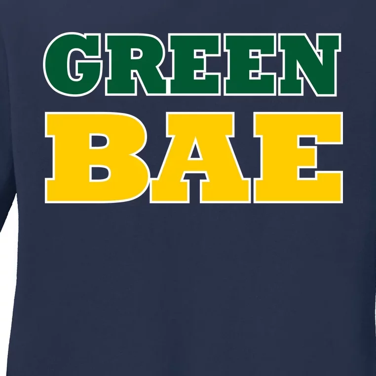 Green Bae Green Bay, Wisconsin Ladies Long Sleeve Shirt