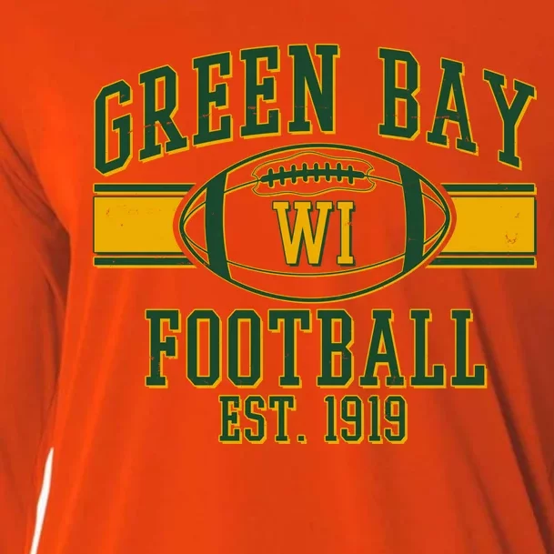 Green Bay Football EST 1919 Cooling Performance Long Sleeve Crew