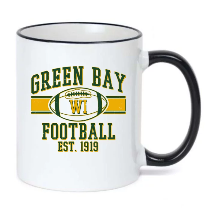 Green Bay Football EST 1919 Black Color Changing Mug