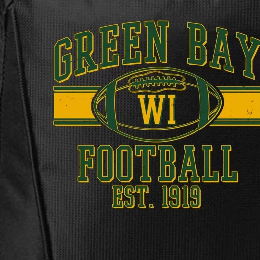 Green Bay Football EST 1919 City Backpack