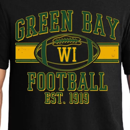 Green Bay Football EST 1919 Pajama Set