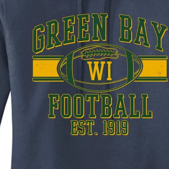 Green Bay Football EST 1919 Women's Pullover Hoodie