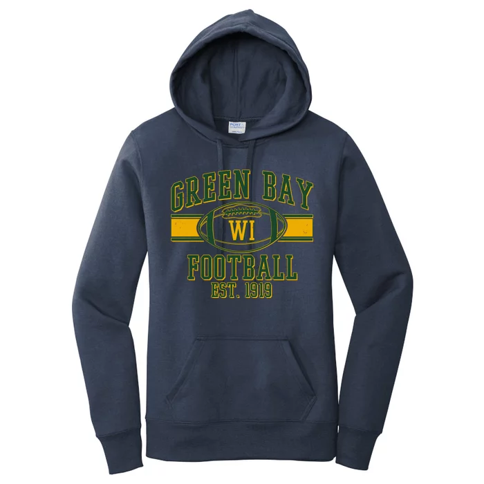 Green Bay Football EST 1919 Women's Pullover Hoodie