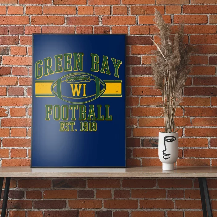 Green Bay Football EST 1919 Poster