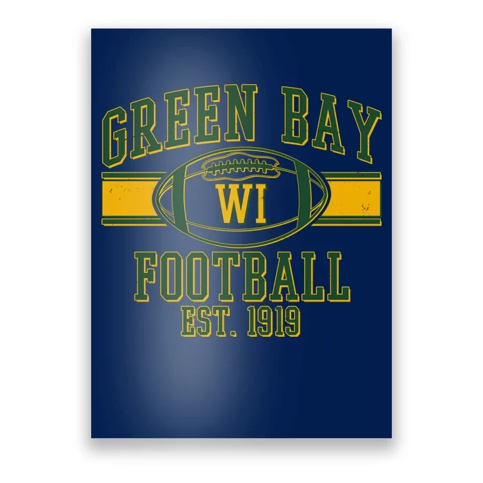 Green Bay Football EST 1919 Poster