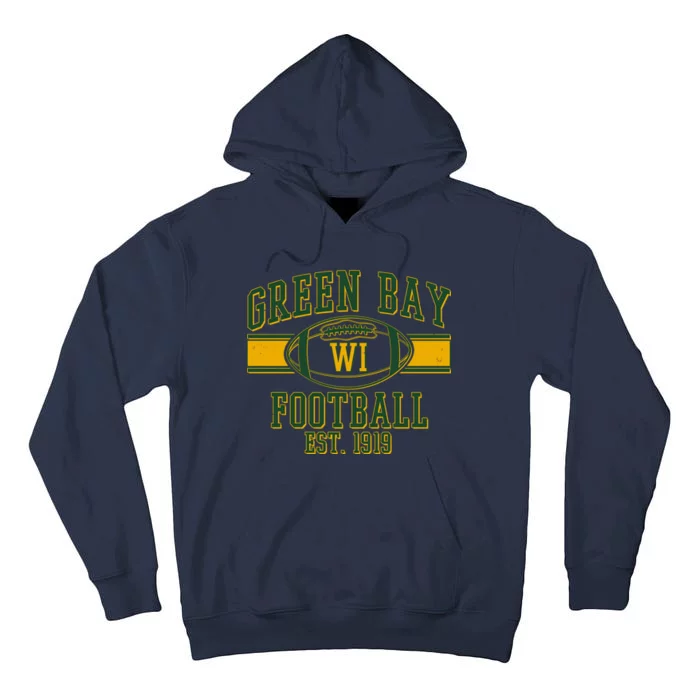 Green Bay Football EST 1919 Tall Hoodie