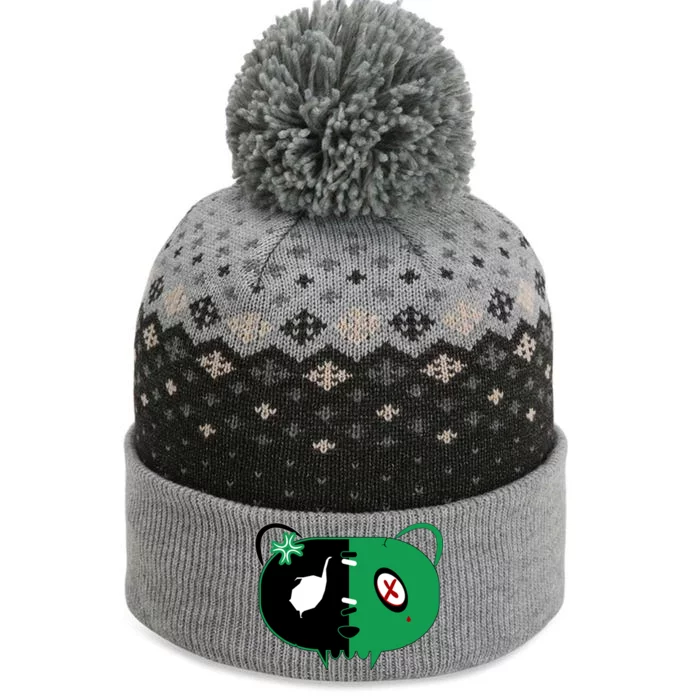 Green Bear The Baniff Cuffed Pom Beanie